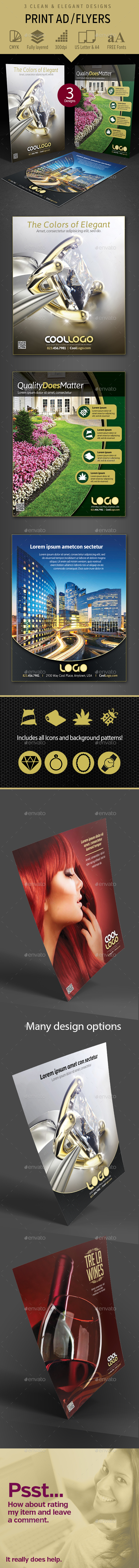 Elegant Print ad or Flyer - Commerce Flyers