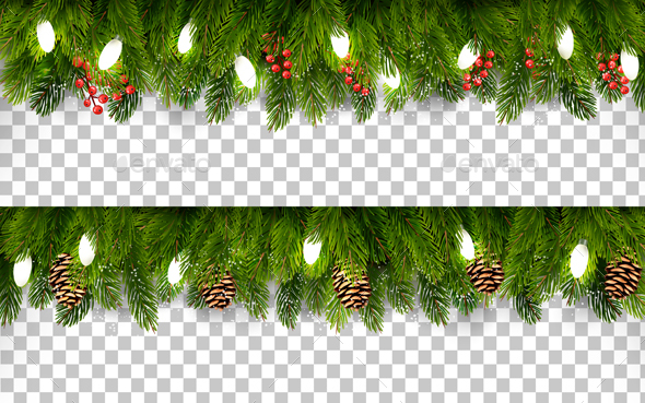 GraphicRiver Two Christmas Holiday Boards with Branches 21164101 GraphicRiver Two Christmas Holiday Boards with Branches 21164101