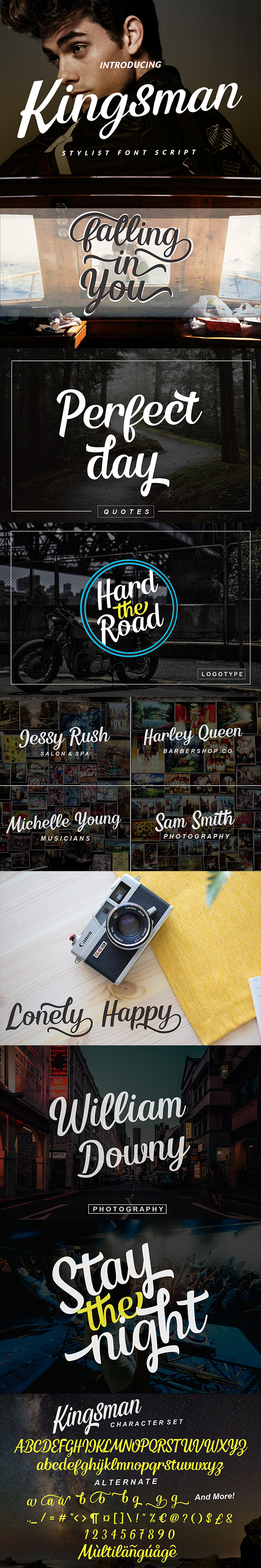 Kingsman Script - Script Fonts