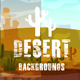 Parallax Desert 2D Backgrounds