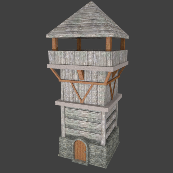 Medieval Tower - 3Docean 21165453