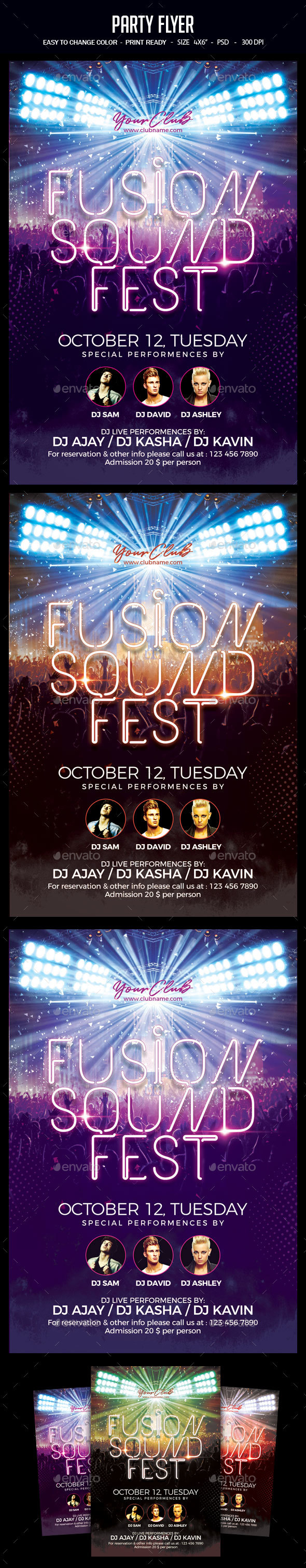 Party Flyer - Clubs & Parties Events