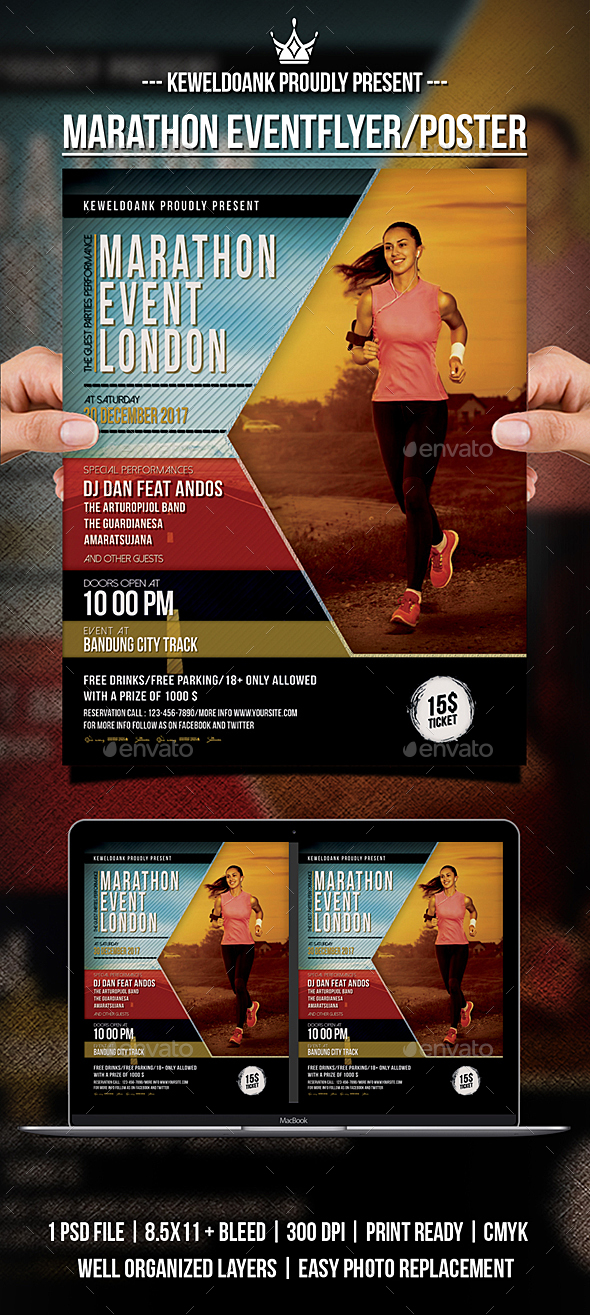 GraphicRiver Marathon Event flyer poster 21165554 GraphicRiver Marathon Event flyer poster 21165554