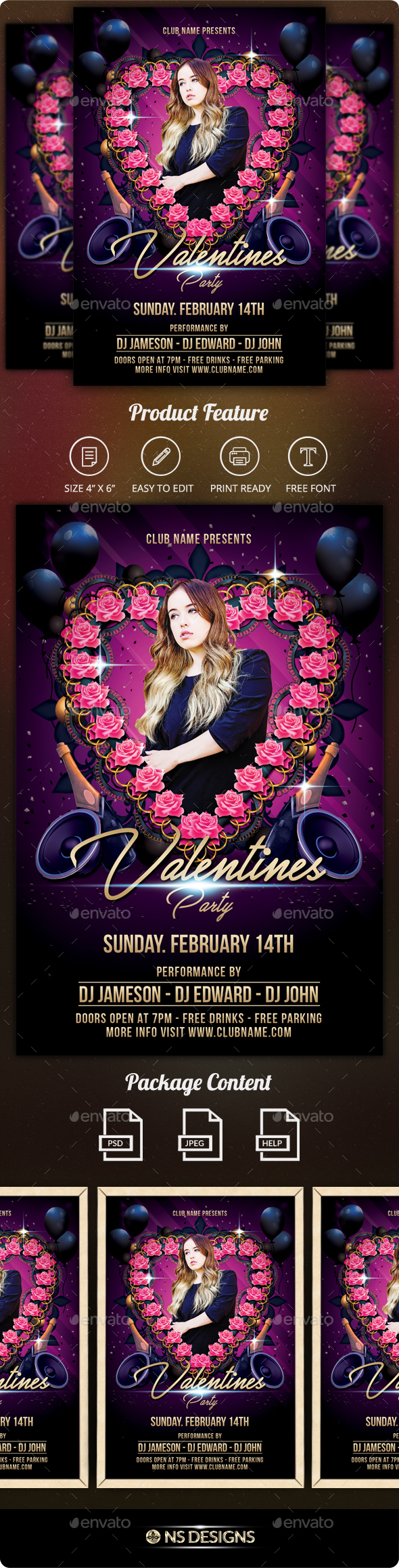 Valentine Flyer