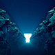 Dark Corridor With Fantastic Sculptures Dark Corridor With Fantastic Sculptures - VideoHive Item for Sale