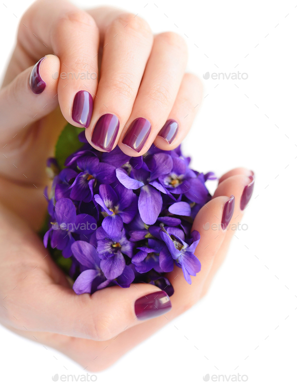Bow Ties Are Cool Nail Polish - matte metallic purple – Fanchromatic Nails