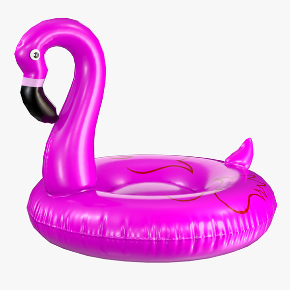 3DOcean Inflatable Flamingo Pool Toy Low-Poly 21167000