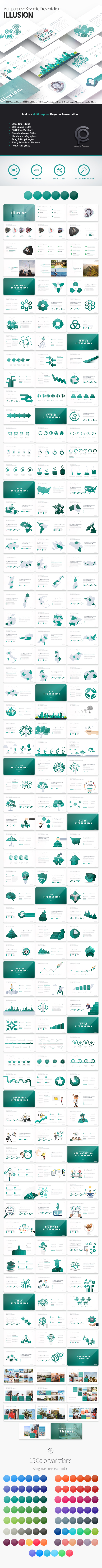 Illusion - Multipurpose Keynote Presentation - Business Keynote Templates