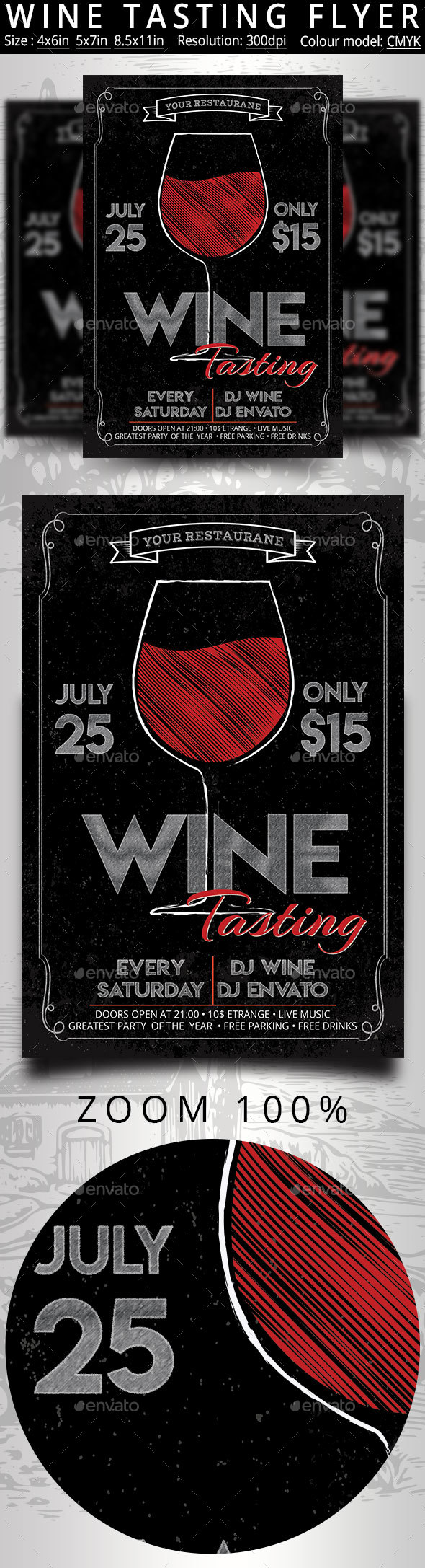GraphicRiver Wine Tasting Festival Flyer And Poster 21168449 GraphicRiver Wine Tasting Festival Flyer And Poster 21168449