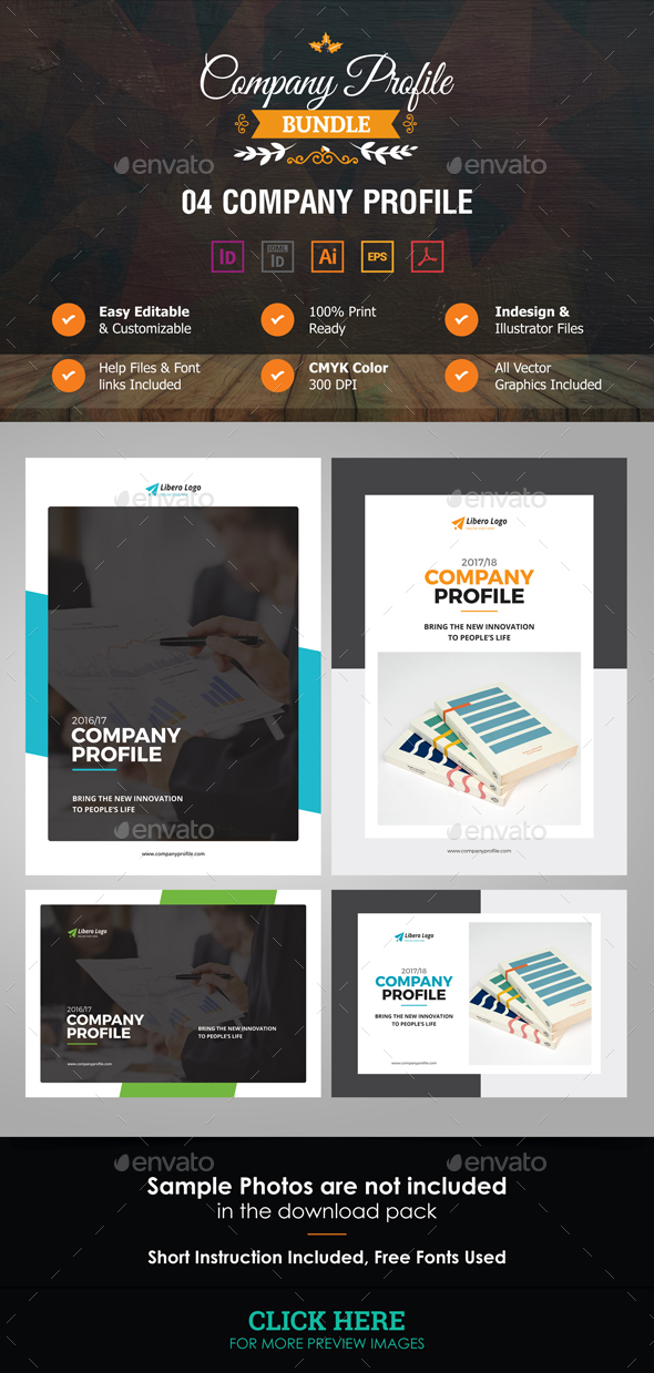 GraphicRiver Company Profile Bundle 21168625 GraphicRiver Company Profile Bundle 21168625