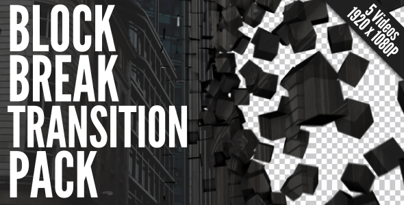 Block Break | Transition Pack