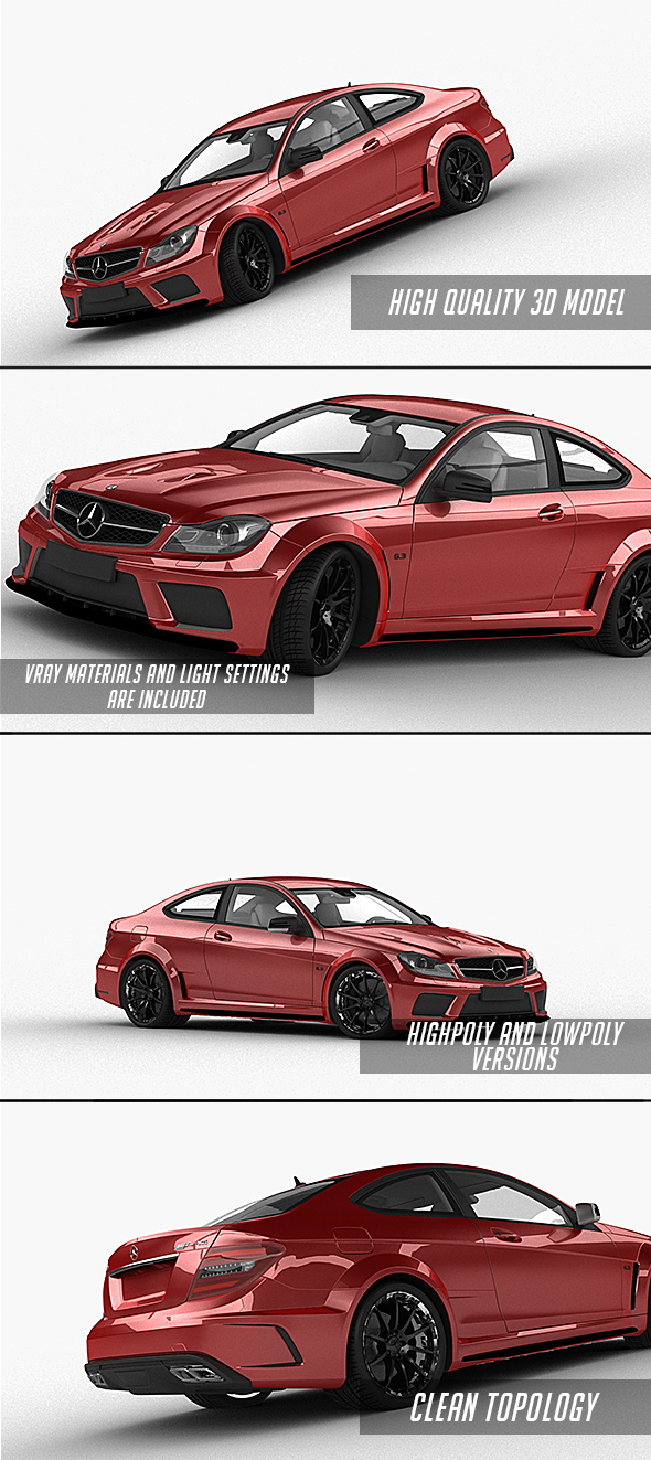 3DOcean Mercedes-Benz C63 AMG Black Series 2012 21169547 3DOcean Mercedes-Benz C63 AMG Black Series 2012 21169547