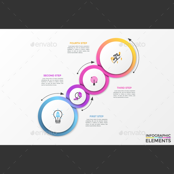 Modern Infographic Process Template - Infographics