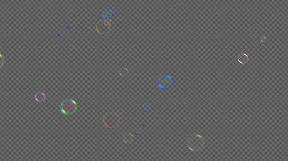 Colorful Bubbles Fly V1