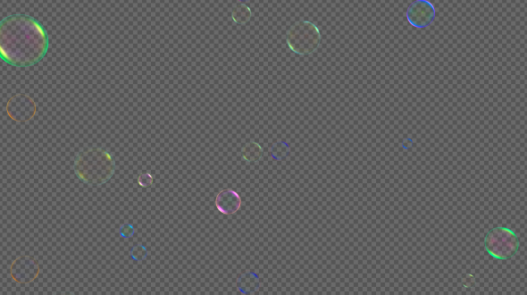 Colorful Bubbles Fly V2