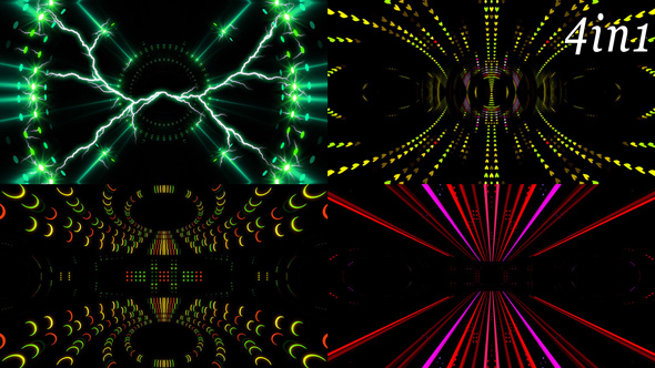 Trance Leds - VJ Loop Pack (4in1) alt