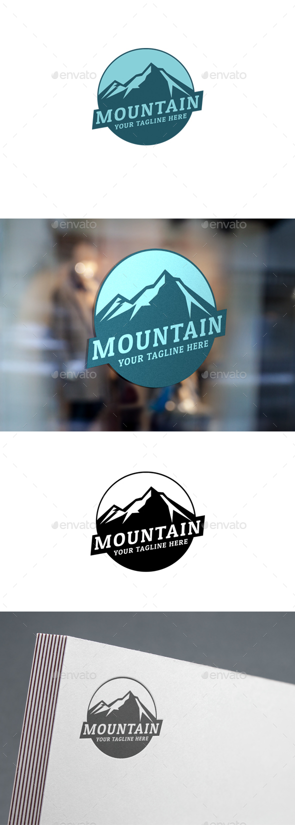GraphicRiver Modern Mountain Logo 21173247 GraphicRiver Modern Mountain Logo 21173247