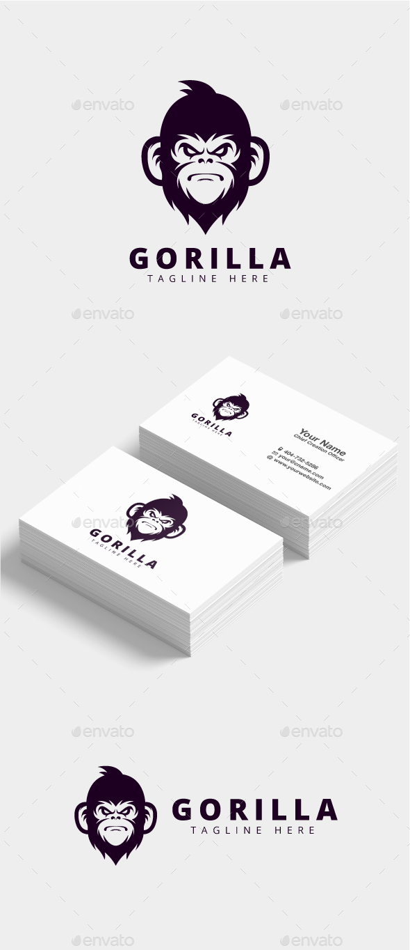 Gorilla Logo - Animals Logo Templates