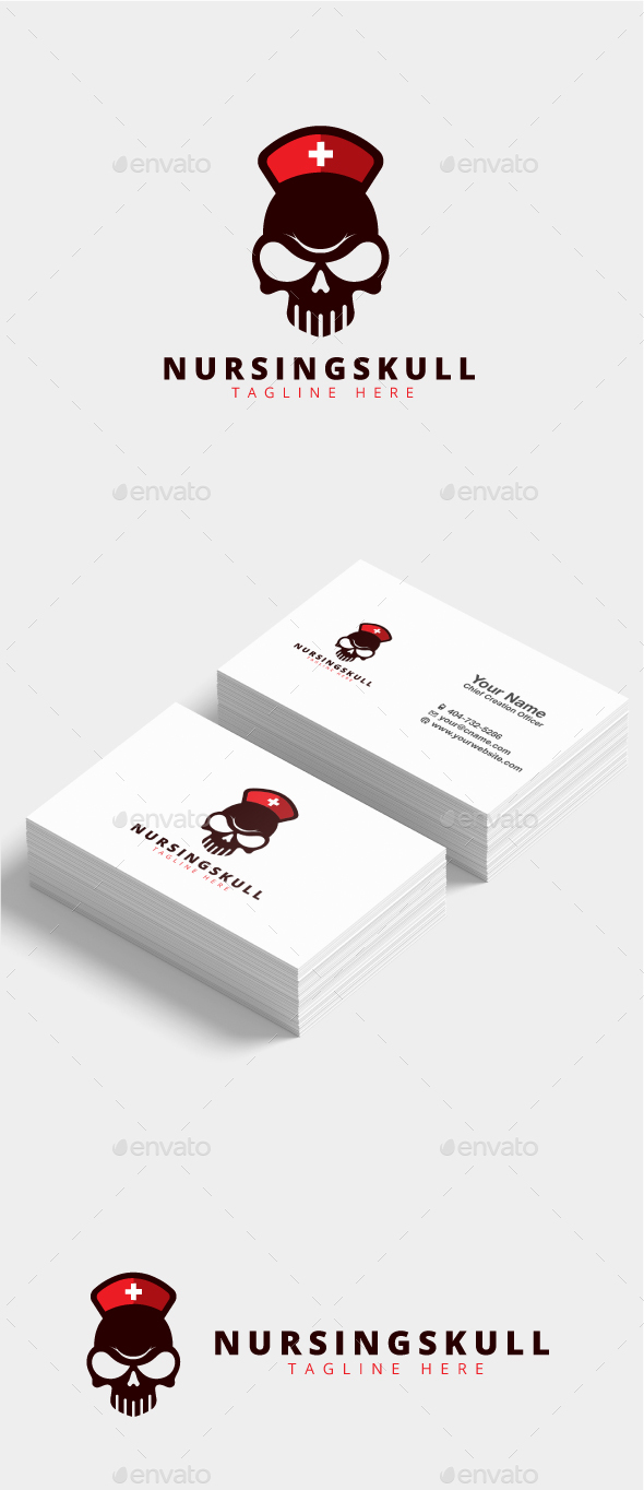 Nursing Skull Logo - Crests Logo Templates