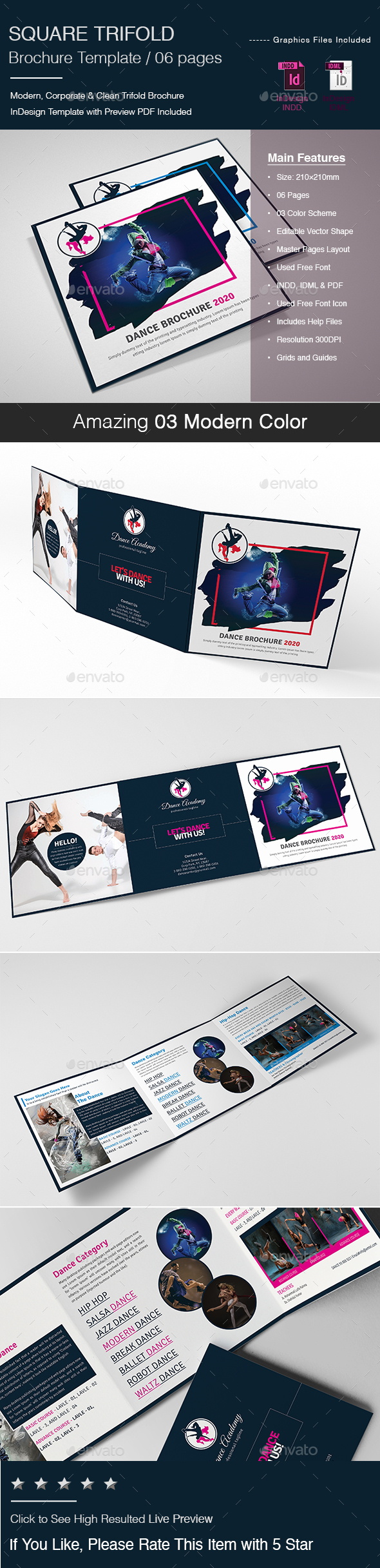 GraphicRiver Square Trifold Brochure Template 21173848 GraphicRiver Square Trifold Brochure Template 21173848