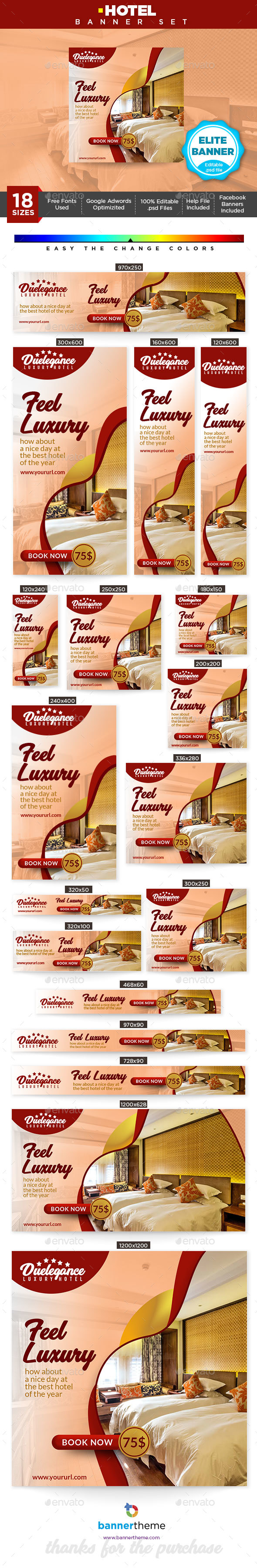GraphicRiver Hotel Banner 21175272 GraphicRiver Hotel Banner 21175272