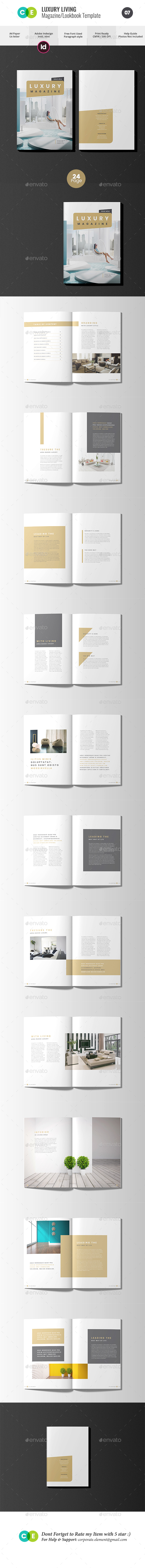 The Magazine | Luxury Living Magazine V07 - Magazines Print Templates
