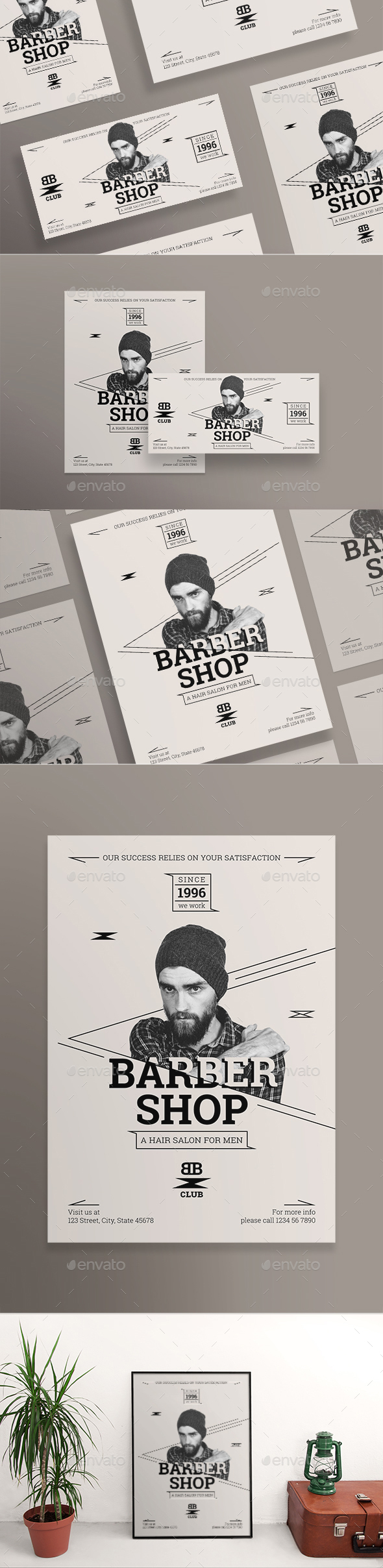 GraphicRiver Barber Shop Flyers 21176134 GraphicRiver Barber Shop Flyers 21176134