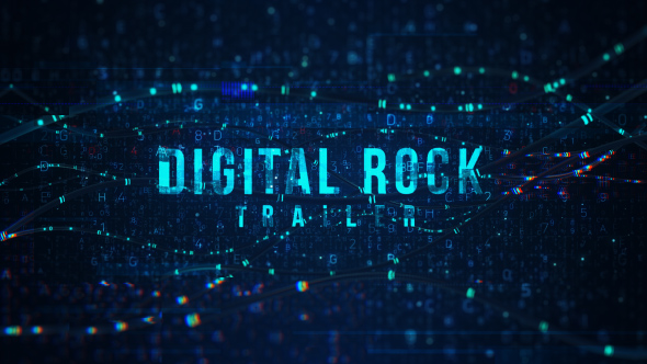 Digital Rock Trailer - VideoHive 21176480