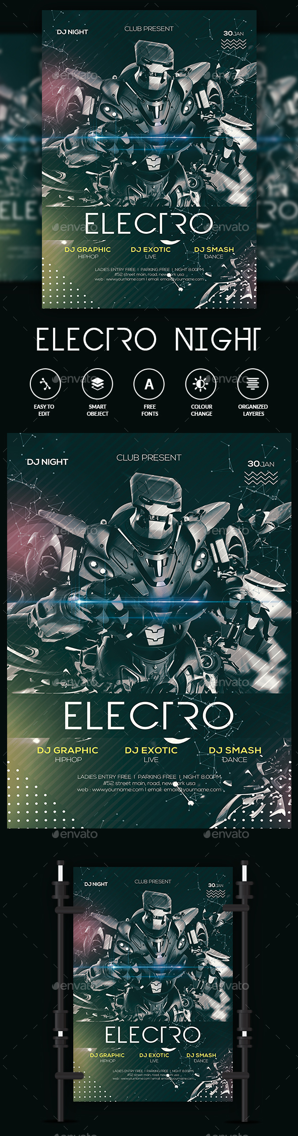 GraphicRiver Electro Alternative Space Flyer 21177894 GraphicRiver Electro Alternative Space Flyer 21177894