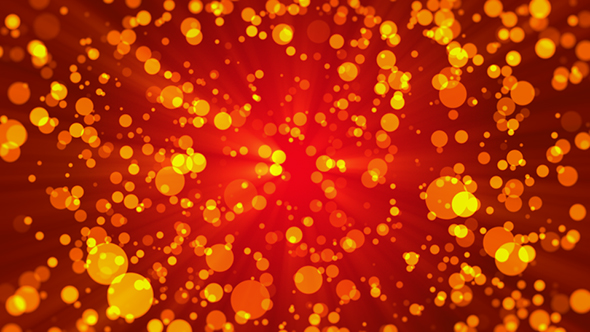 Orange Yellow Particles alt