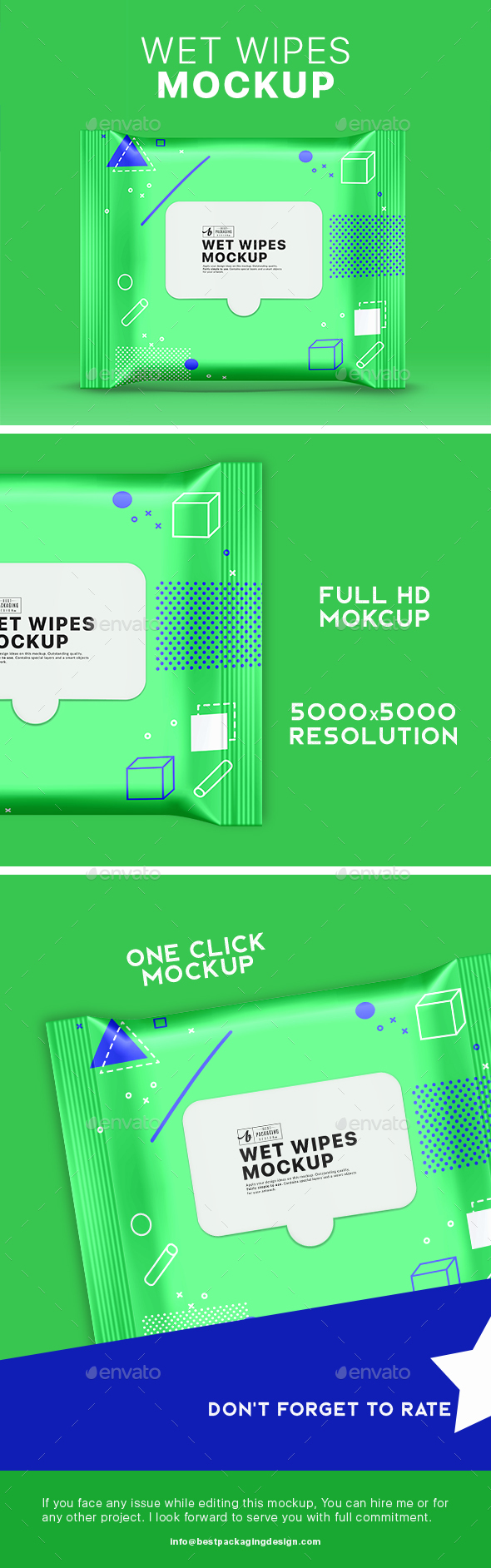 GraphicRiver Cosmetic Wet Wipes Mockup 21178482 GraphicRiver Cosmetic Wet Wipes Mockup 21178482