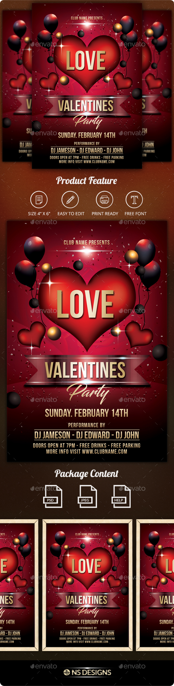 Valentine Flyer