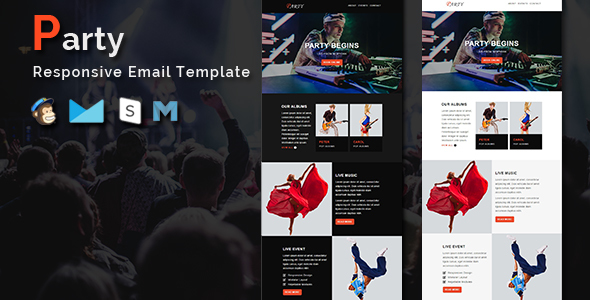 ThemeForest Party Multipurpose Responsive Email Templates 21093289 ThemeForest Party Multipurpose Responsive Email Templates 21093289