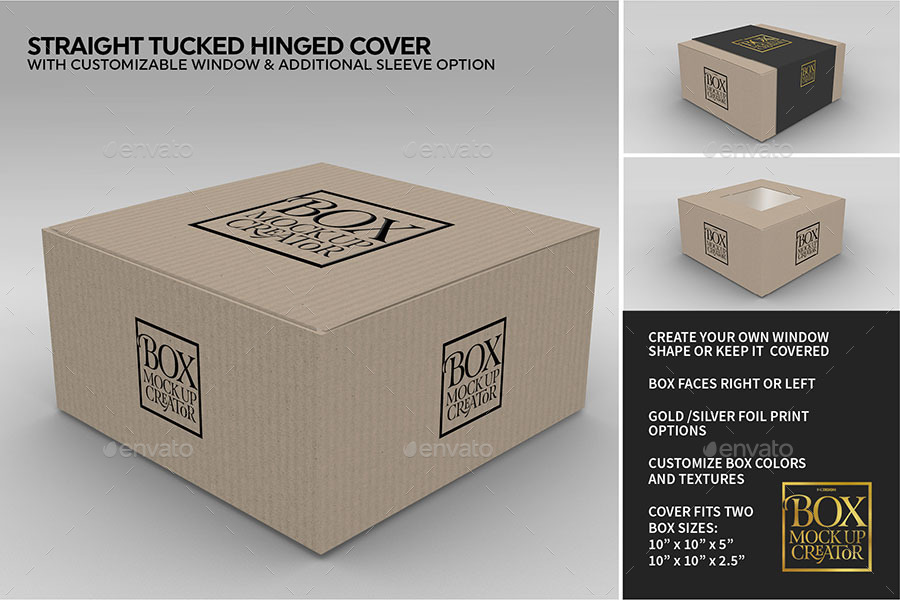 Download Box Packaging MockUp Creator by incybautista | GraphicRiver