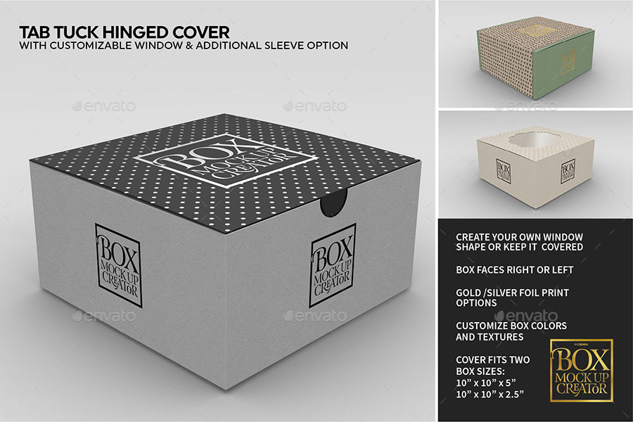 Download Box Packaging MockUp Creator by incybautista | GraphicRiver