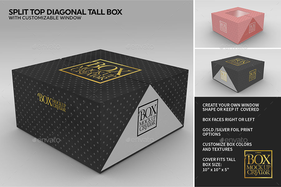 Download Box Packaging MockUp Creator by incybautista | GraphicRiver