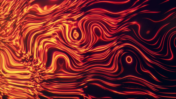 Liquid Fire Particles Flow Red Orange By Mathmotion Videohive