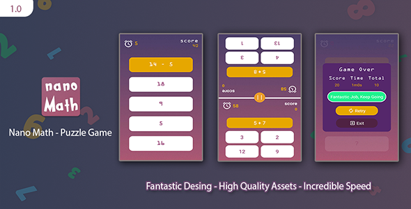 CodeCanyon Nano Math Android Puzzle Game With AdMob 21168682 CodeCanyon Nano Math Android Puzzle Game With AdMob 21168682