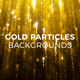 Gold Particles Backgrounds - VideoHive Item for Sale
