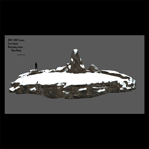 snow terrain - 3Docean 21182501