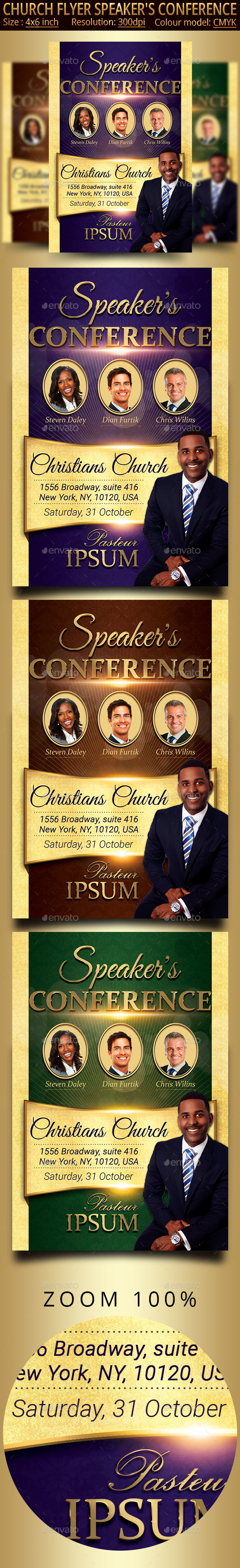 GraphicRiver Speaker's Conference Church Flyer 21182566 GraphicRiver Speaker's Conference Church Flyer 21182566