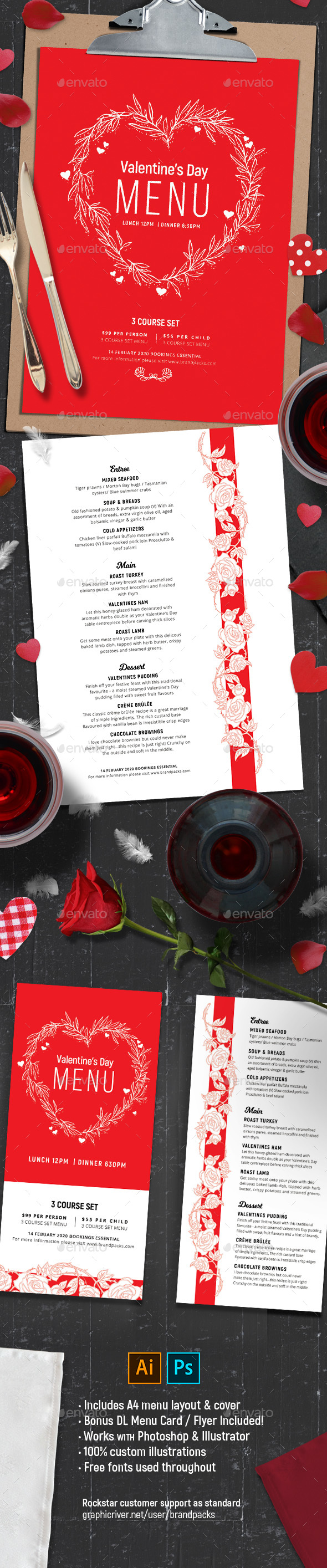 GraphicRiver Valentines Menu Vol.2 21183230 GraphicRiver Valentines Menu Vol.2 21183230