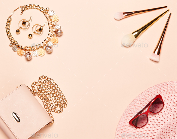 Fashion lady accessories set - Stock Photo - Images