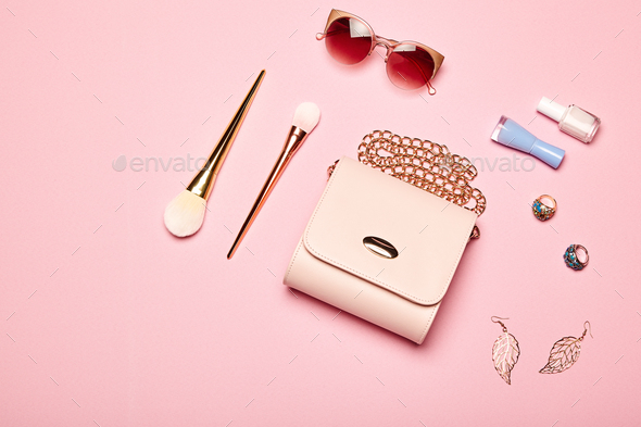 Fashion lady accessories set - Stock Photo - Images