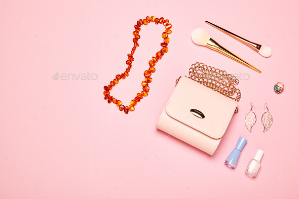 Fashion lady accessories set - Stock Photo - Images