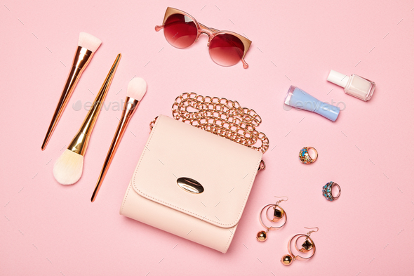Fashion lady accessories set - Stock Photo - Images