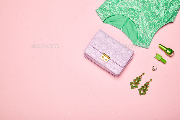 Fashion lady accessories set - Stock Photo - Images