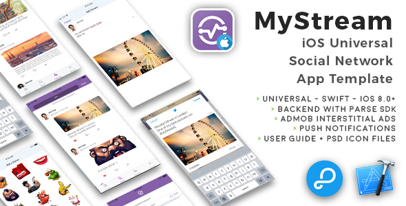 CodeCanyon MyStream iOS Universal Social Network App Template 21183974 CodeCanyon MyStream iOS Universal Social Network App Template 21183974