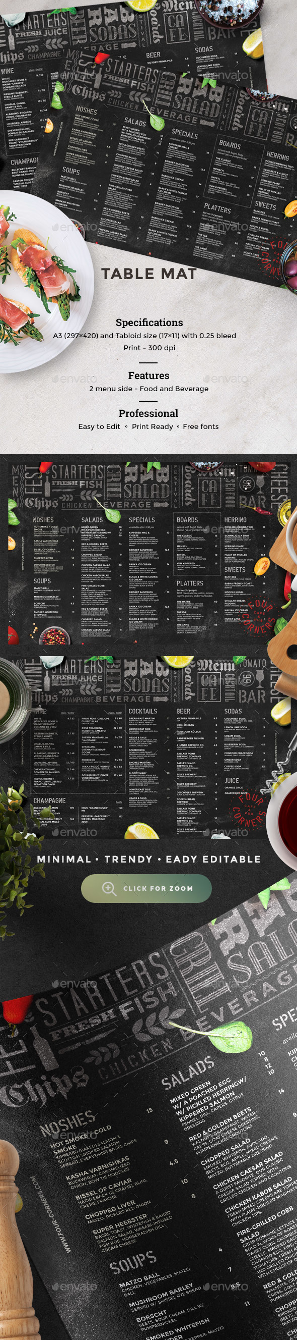 GraphicRiver Chalkboard Cafe Menu 21184154 GraphicRiver Chalkboard Cafe Menu 21184154