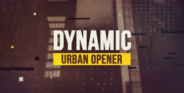 Dynamic Urban Opener - VideoHive 21184321